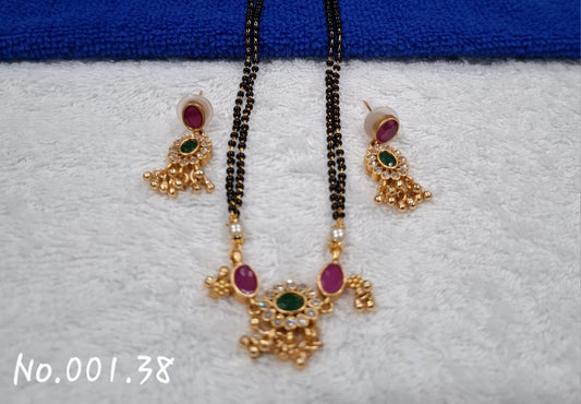 BEAUTIFUL ANTIUE MANGALSUTRA WITH EARRING