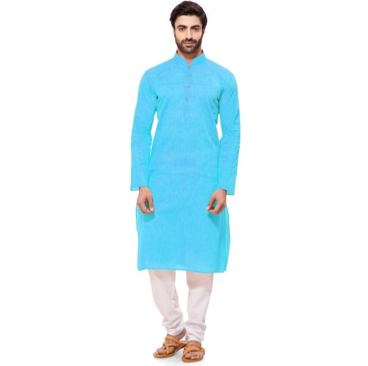 MEN'S KURTA ONLY - PURE COTTON