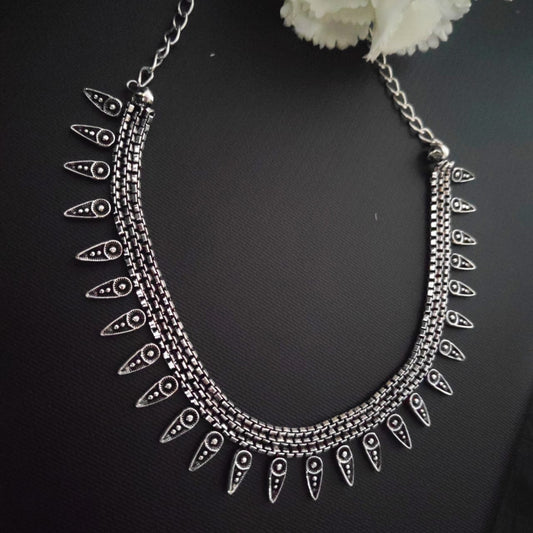 OXIDISED CHOKER